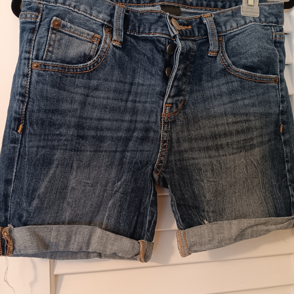 Mossimo Boyfriend Premium Denim Shorts - Blue